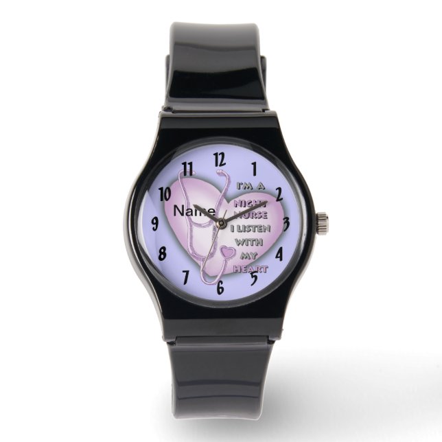 Purple Heart Night Nurse Watch (Front)