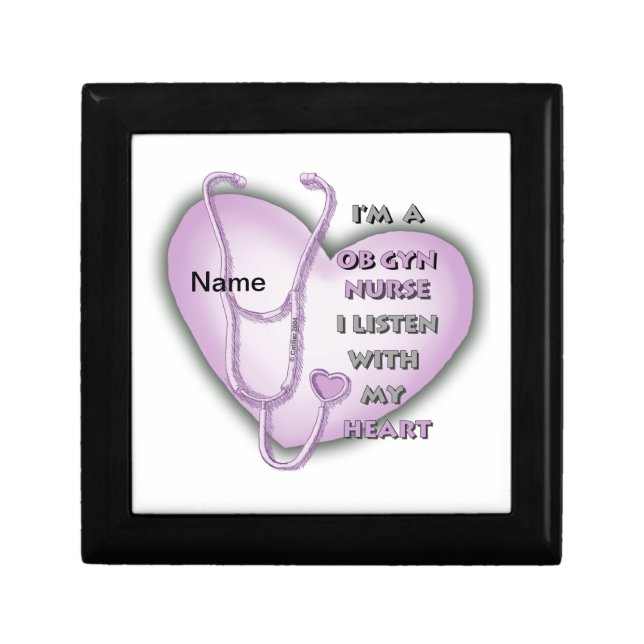 Purple Heart ObGyn Nurse Gift Box (Front)
