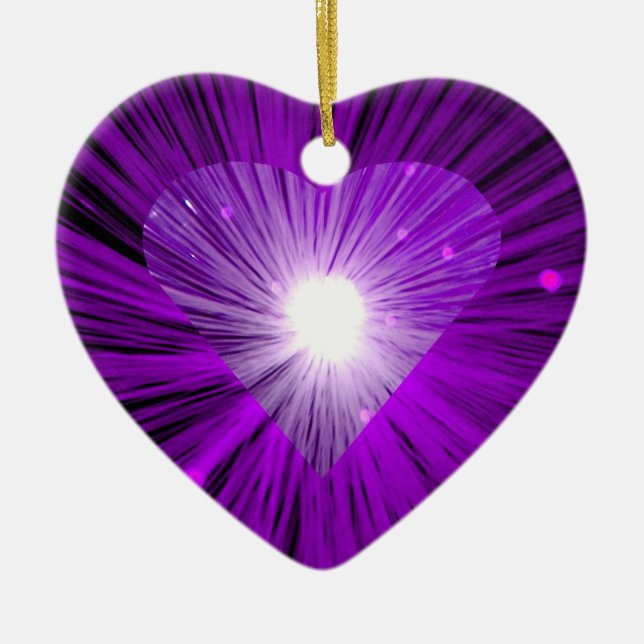 Purple Heart ornament heart (Front)