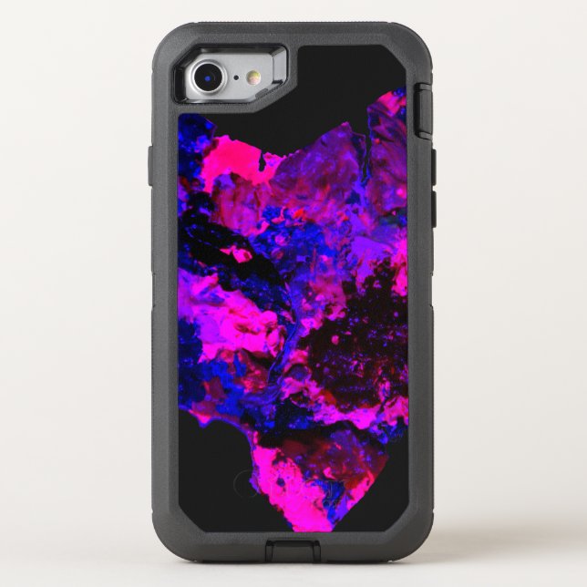 Purple Heart Otterbox iPhone Case (Back)