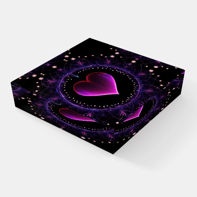  Purple Heart Paperweight (Angled)