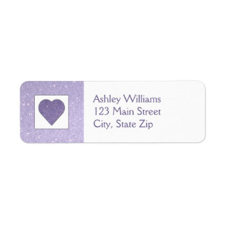 Purple Heart Return Address Labels