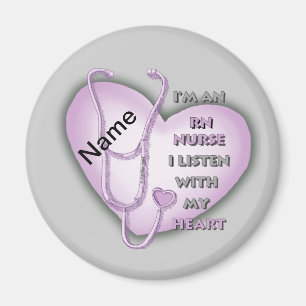 Purple Heart RN Nurse Magnet