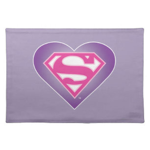 Purple Heart S-Shield Cloth Placemat
