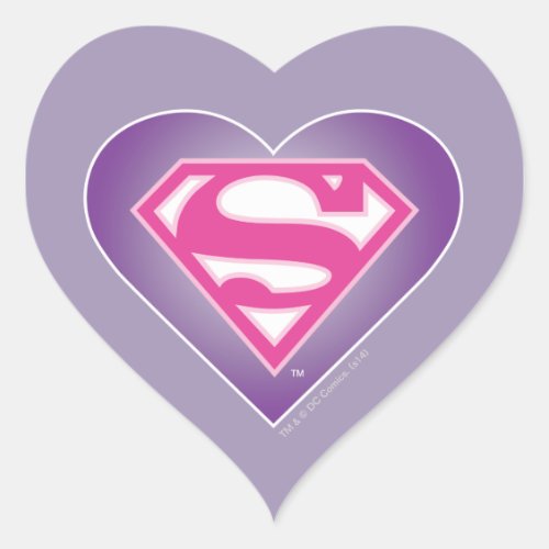 Purple Heart S_Shield Heart Sticker