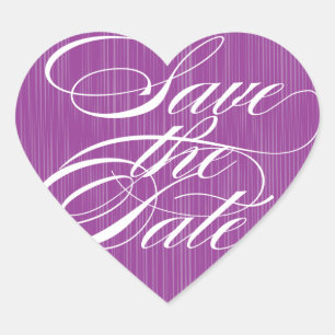 Purple Heart Save the Date Envelope Seal