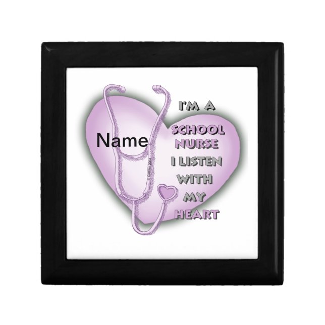 Purple Heart School Nurse Gift Box (Front)