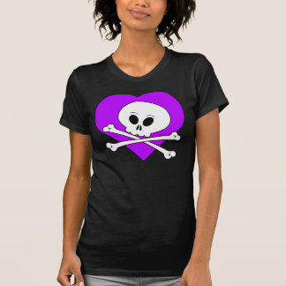 Purple Heart Skull T-Shirt