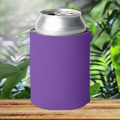 Purple Heart Solid Color Can Cooler