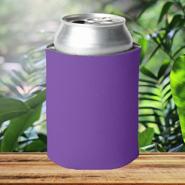 Purple Heart Solid Color Can Cooler (Creator Uploaded)