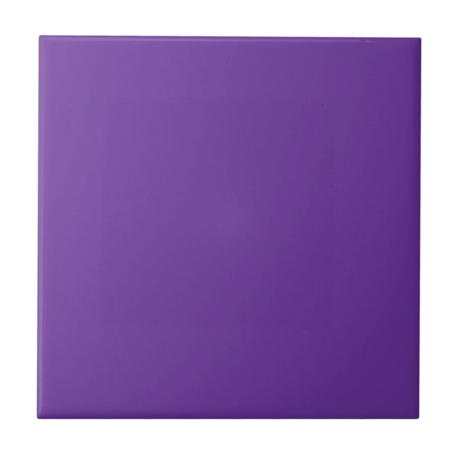 Purple Heart Solid Color Ceramic Tile (Front)