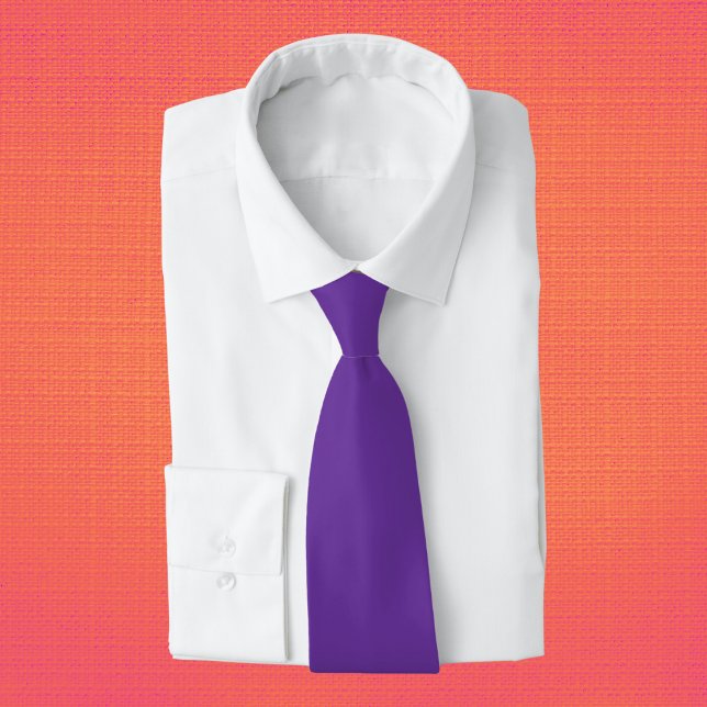 Purple Heart Solid Color Neck Tie (Creator Uploaded)