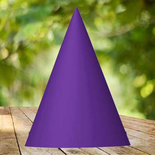 Purple Heart Solid Color Party Hat