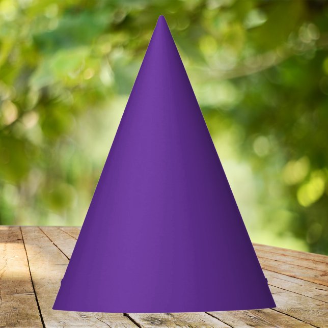Purple Heart Solid Color Party Hat (Creator Uploaded)