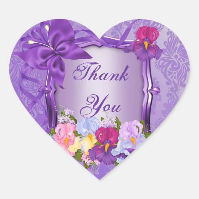 Purple Heart Sticker (Front)