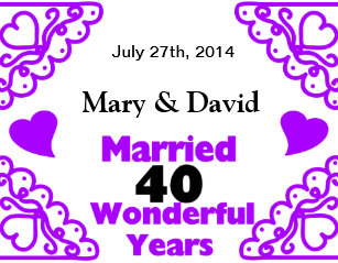40 year anniversary coffee travel mugs zazzle