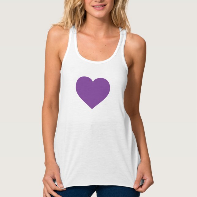 Purple heart tank top (Front)