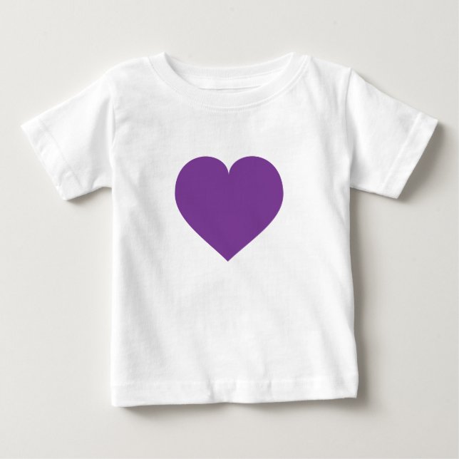 Purple heart toddler t-shirt (Front)