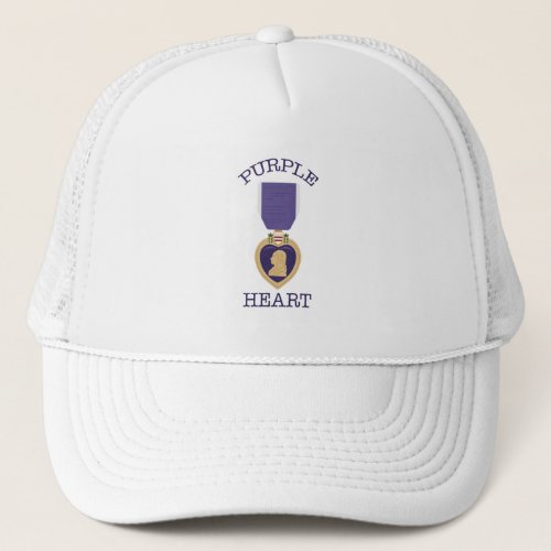 Purple Heart Trucker Hat