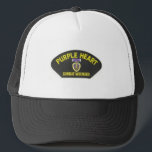 Purple Heart Trucker Hat<br><div class="desc">Purple Heart, Combat Wounded</div>