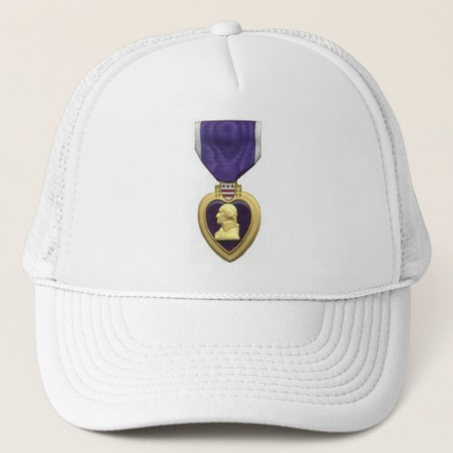 Purple Heart Trucker Hat