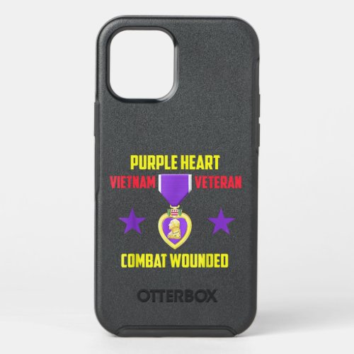 Purple Heart Vietnam Veteran  OtterBox Symmetry iPhone 12 Pro Case