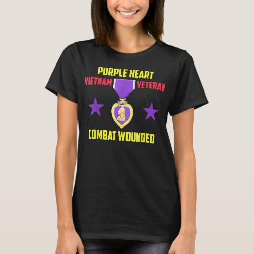 Purple Heart Vietnam Veteran  T_Shirt