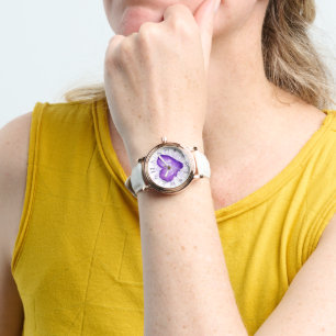 Purple Heart with LOVE Watch