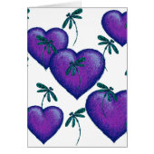 Purple Hearts and Dragonflies (Front)