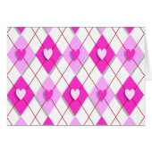 Purple Hearts Argyle (Front Horizontal)