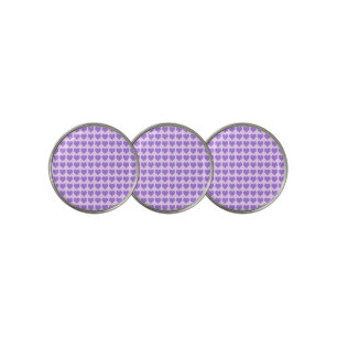 Purple Hearts Golf Ball Marker