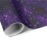 Purple Hearts Love Wrapping Paper Purple Hearts Love Wrapping Paper
