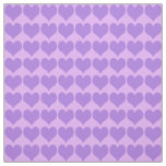 Purple Hearts Pattern Fabric
