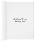 Purple Hearts Table Seating Card