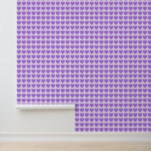 Purple Hearts Wallpaper
