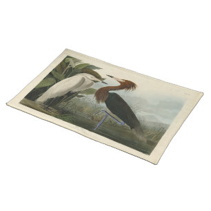 Purple Heron - from Audubon's Birds of America Cloth Placemat