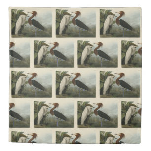 Purple Heron - from Audubon's Birds of America Duvet Cover