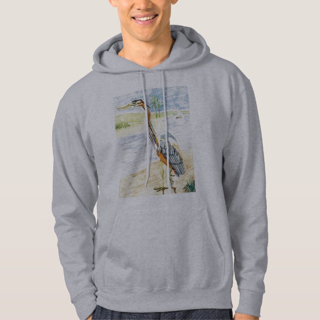 Purple Heron Hoodie (Front)
