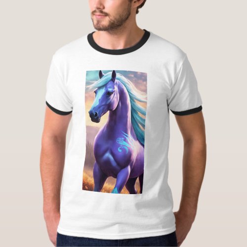 Purple Heros art emage clothes  T_Shirt