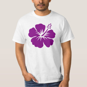 Purple hibiscus aloha flower T-Shirt