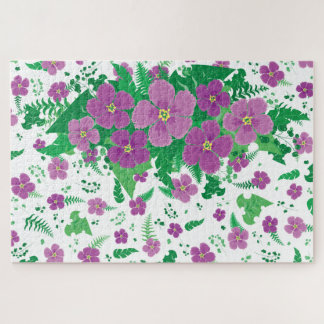 Purple Hibiscus Jigsaw Puzzle