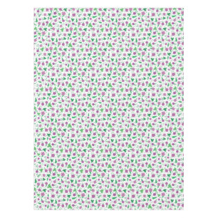 Purple Hibiscus Tablecloth