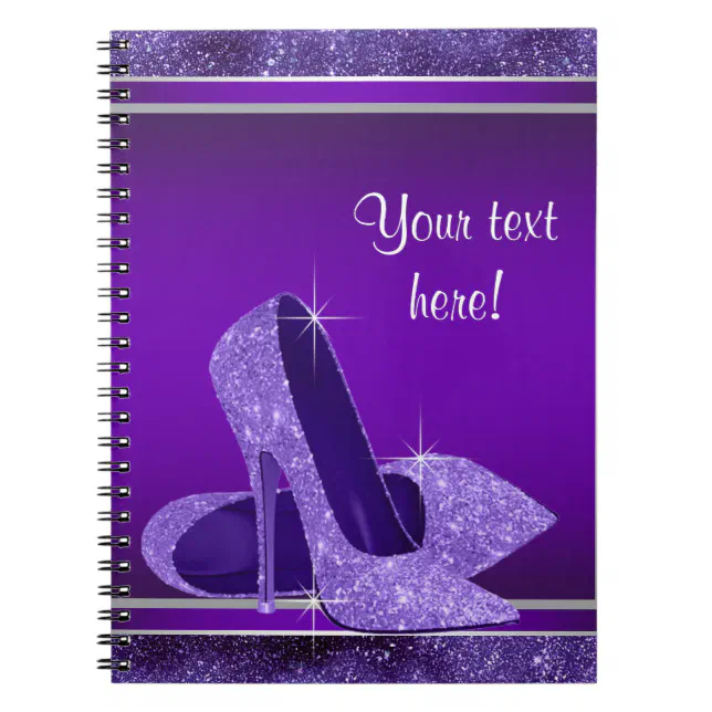 Purple High Heel Guest Book (Front)