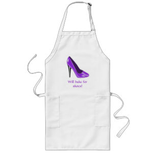 Purple High Heel Shoe Apron