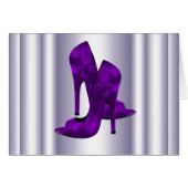 Purple High Heel Shoes (Front Horizontal)