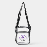 Purple High School Cheerleader Personalized