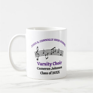 Purple High School Choir Customizable Coffee Mug