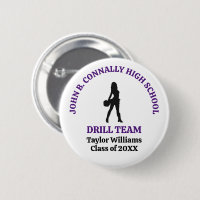 Purple High School Drill Team Dancer Personalized