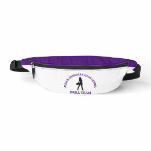 Purple High School Drill Team Dancer Personalized Fanny Pack
