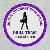 Purple High School Drill Team Dancer Personalized